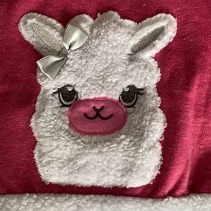 Nannette kids 4T llama pullover hoodie